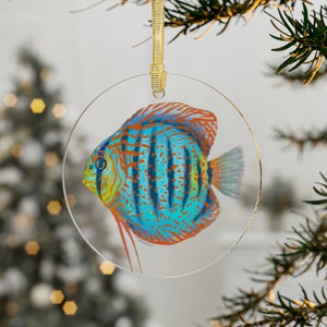 Tropical Fish Acrylic Ornaments