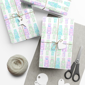 March of the Nutcracker Lilly Inspired Gift Wrap Papers