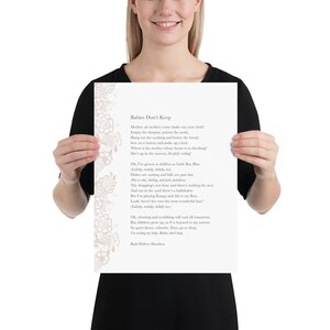 Babies Don&#39;t Keep Print
