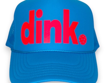 Dink Pickleball Trucker Hat – Colorful Snapback Cap for Players, Teams & Gifts