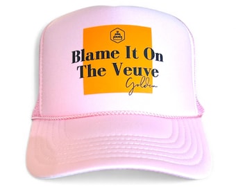 Champagne Trucker Hat – Foam, Mesh, Snapback for any Celebration