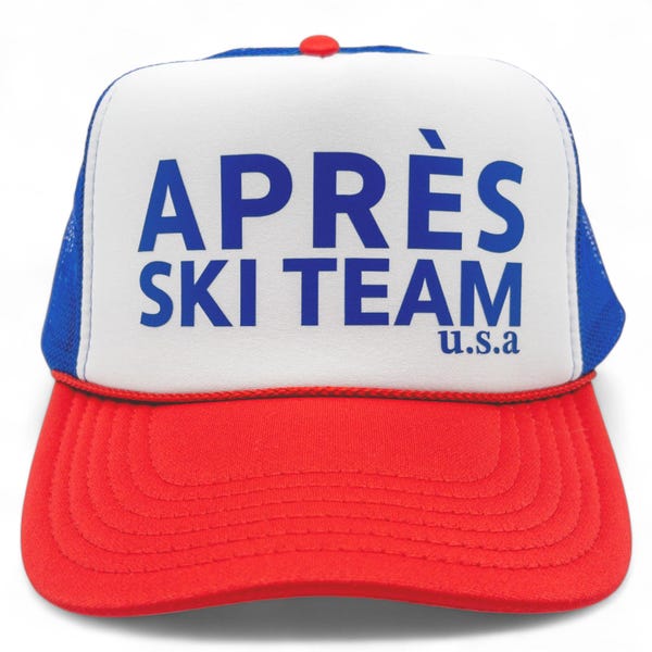 Casquette trucker après ski USA | Équipe patriotique ou instructeur Retro Snapback