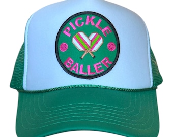 Casquette trucker pickleball - écusson brodé Otto en mousse snapback
