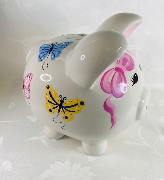 butterfly piggy bank