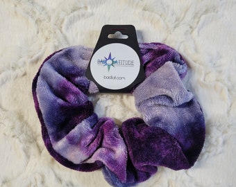 Bamboo Velour Tie Dye Scrunchie | Ice Dye Scrunchie |Festival Wear