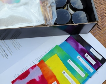 DIY Rainbow Fiber Reactive Ice Dye Kit