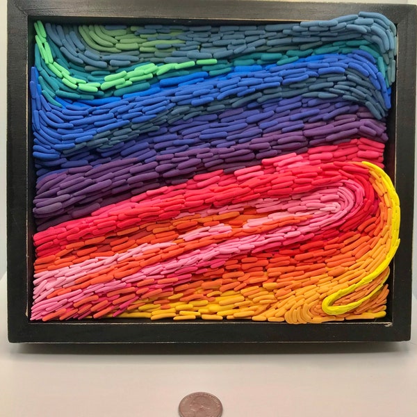 Clay Canvas Painting Etsy