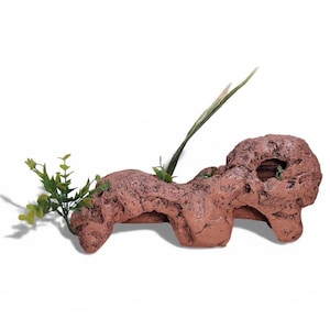 Multi-Level Stacked Large Reptile Hide |  Faux Stone Cave for Lizards, Snakes, Geckos and More