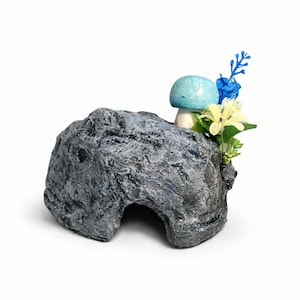 Handmade Faux Stone Reptile Hide | Natural Reptile Cave | Terrarium Decor for Snakes, Geckos & Lizards