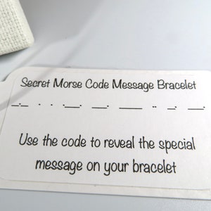 Sterling silver morse code bracelet, custom morse code bracelet, Birthday gift, secret message bracelet,personalised bracelet, Christmas image 2