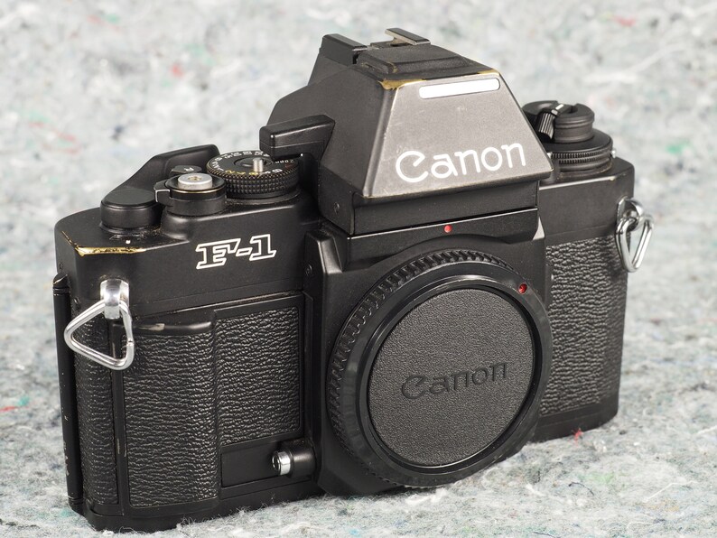 Canon F1n 35mm camera body with AE finder tested and working Etsy