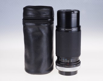 Kiron (Kino Precision) 80-200mm f4 Macro Zoom lens, Canon FD mount, excellent condition