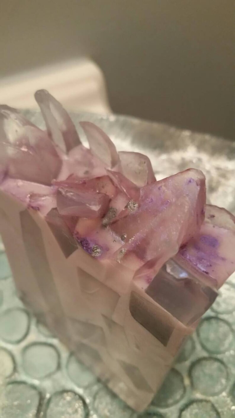 Lavender Amethyst Organic Glycerin Soap | Etsy