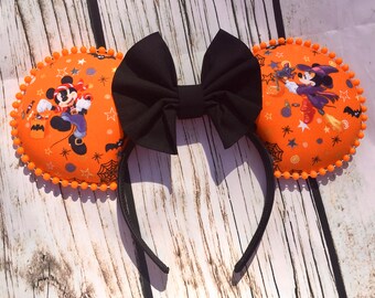 Disney Ears, Halloween Ears, Mickey Ears, Minnie Ears, Halloween Party Ears