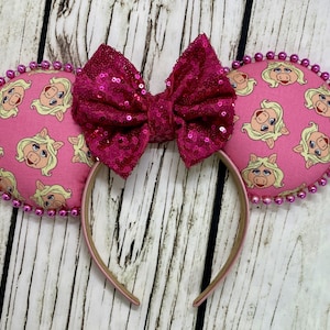 Disney Ohren, Muppet Ohren, Fräulein Piggy Ohren, Mickey Ohren, Minnie Ohren
