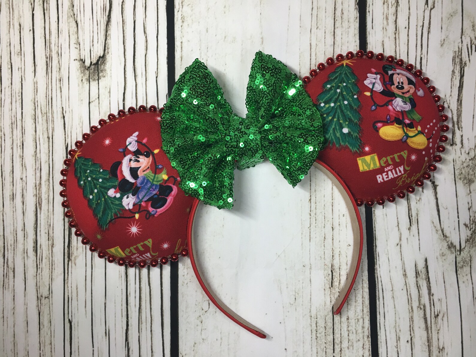 Disney Ears Disney Christmas Ears Christmas Ears Mickey Etsy