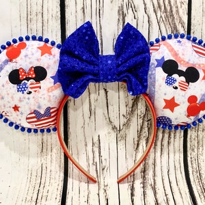Disney Ears, Patriotic Mickey, 4th of July Ears