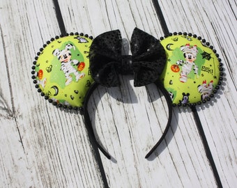 Halloween Minnie Mouse Ears, Mickey Mouse Ears, Halloween Disney Ears
