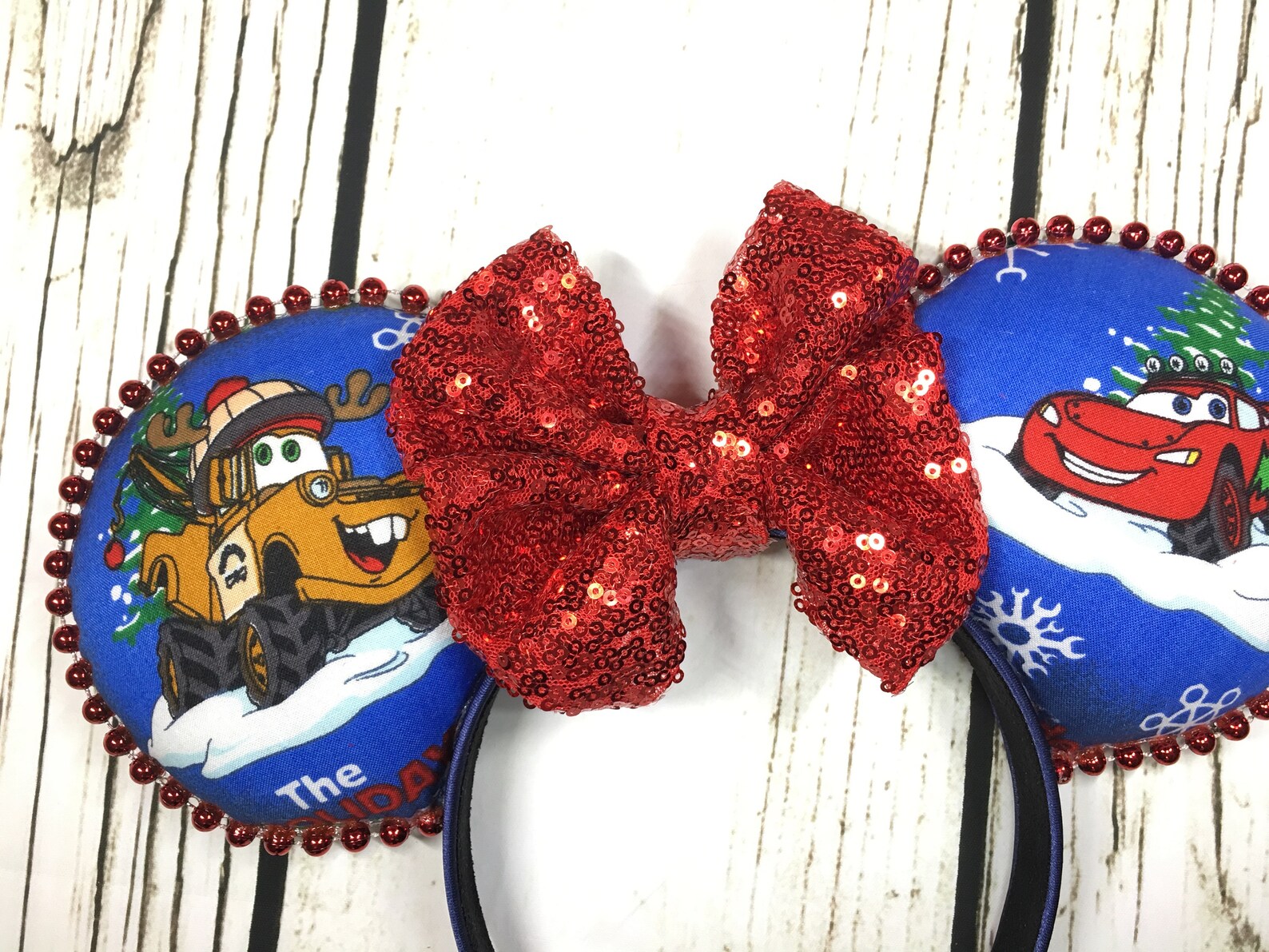 Disney Ears Christmas Ears Cars Christmas Ears Mickey Ears Etsy