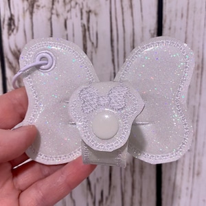 Ear Holder, Minnie Mouse Ear Holder, Glow in the Dark Ear Holder, Disney Ear Holder