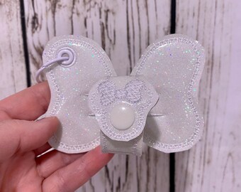 Ear Holder, Minnie Mouse Ear Holder, Glow in the Dark Ear Holder, Disney Ear Holder