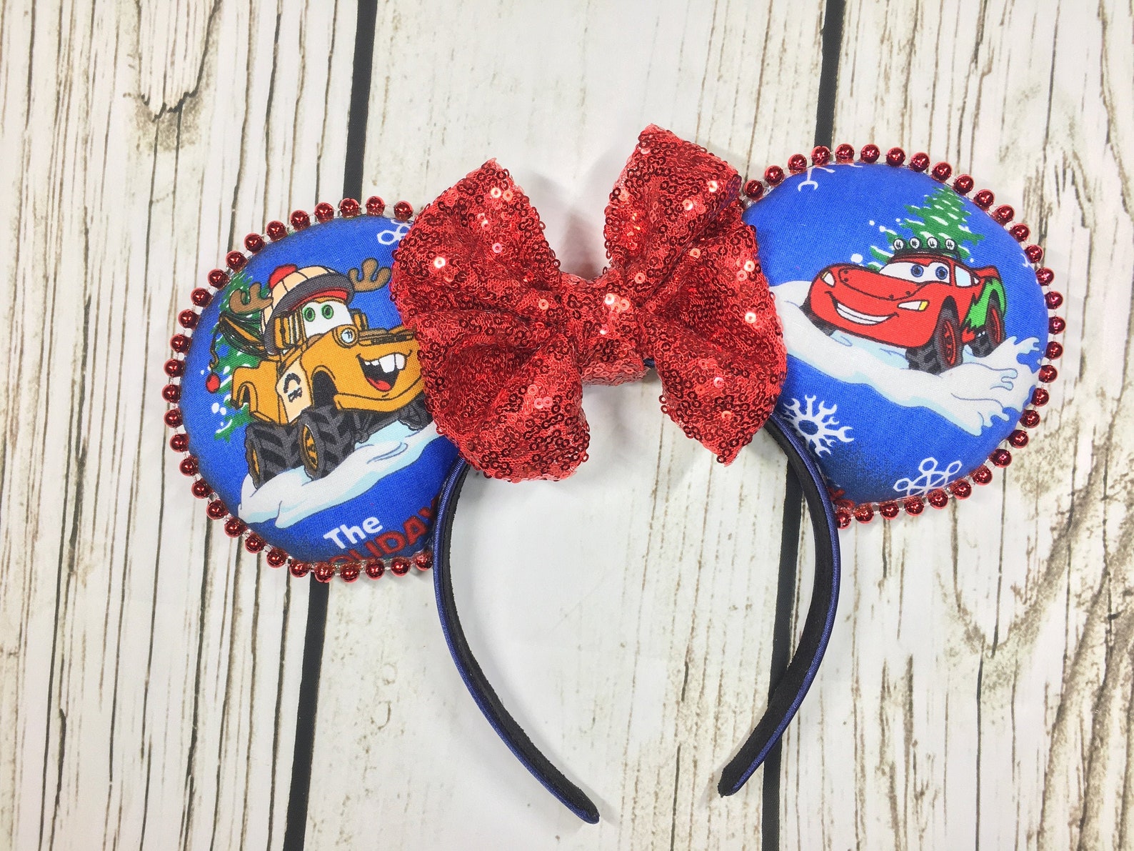 Disney Ears Christmas Ears Cars Christmas Ears Mickey Ears Etsy