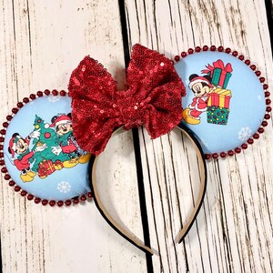 Disney Ears, Disney Christmas Ears, Mickey Ears, Minnie Ears, Holiday Ears