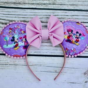 Micky und Minnie Maus Ohren: Valentinstag Park Haarband