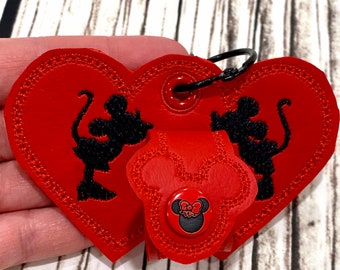 Ear Holder, Mickey Ear Holder,Minnie Ear Holder, Valentine’s Day Ear Holder, Disney Ear Holder