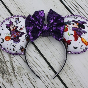 Disney-oren, Halloween-oren, Minnie Halloween-oren, Minnie-oren, Mickey-oren