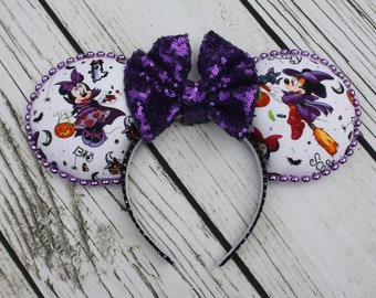 Mickey Ears | Vampire Bat Glow in the Dark Mickey Minnie 