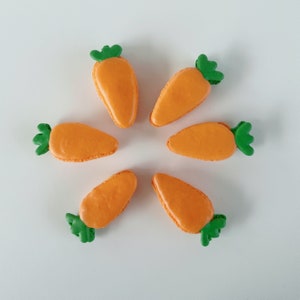 Carrot French Macarons 5, 10, 15