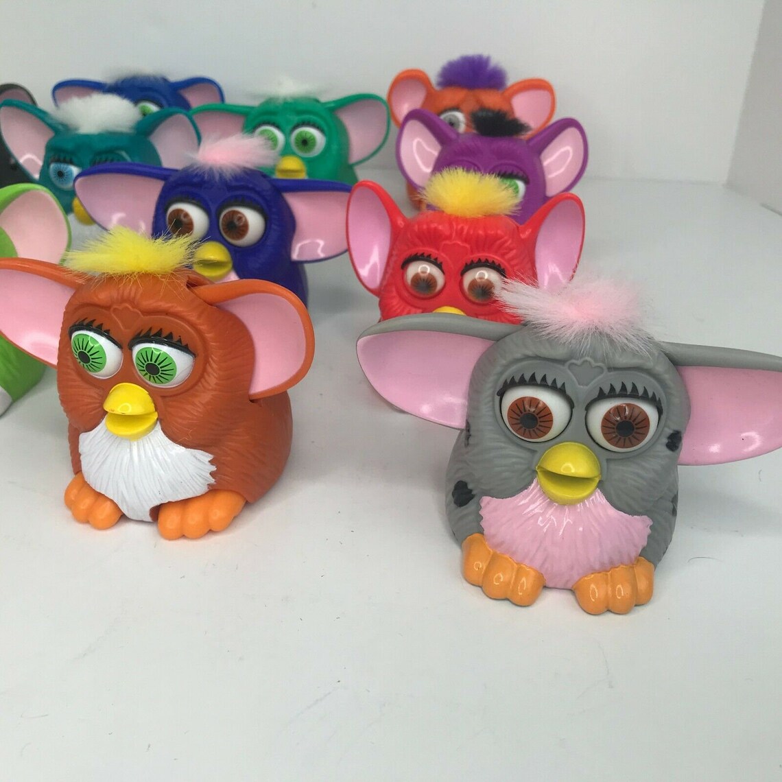 McDonalds 1998 Happy Meal Furby Lote de 13 Juguetes Plásticos Etsy