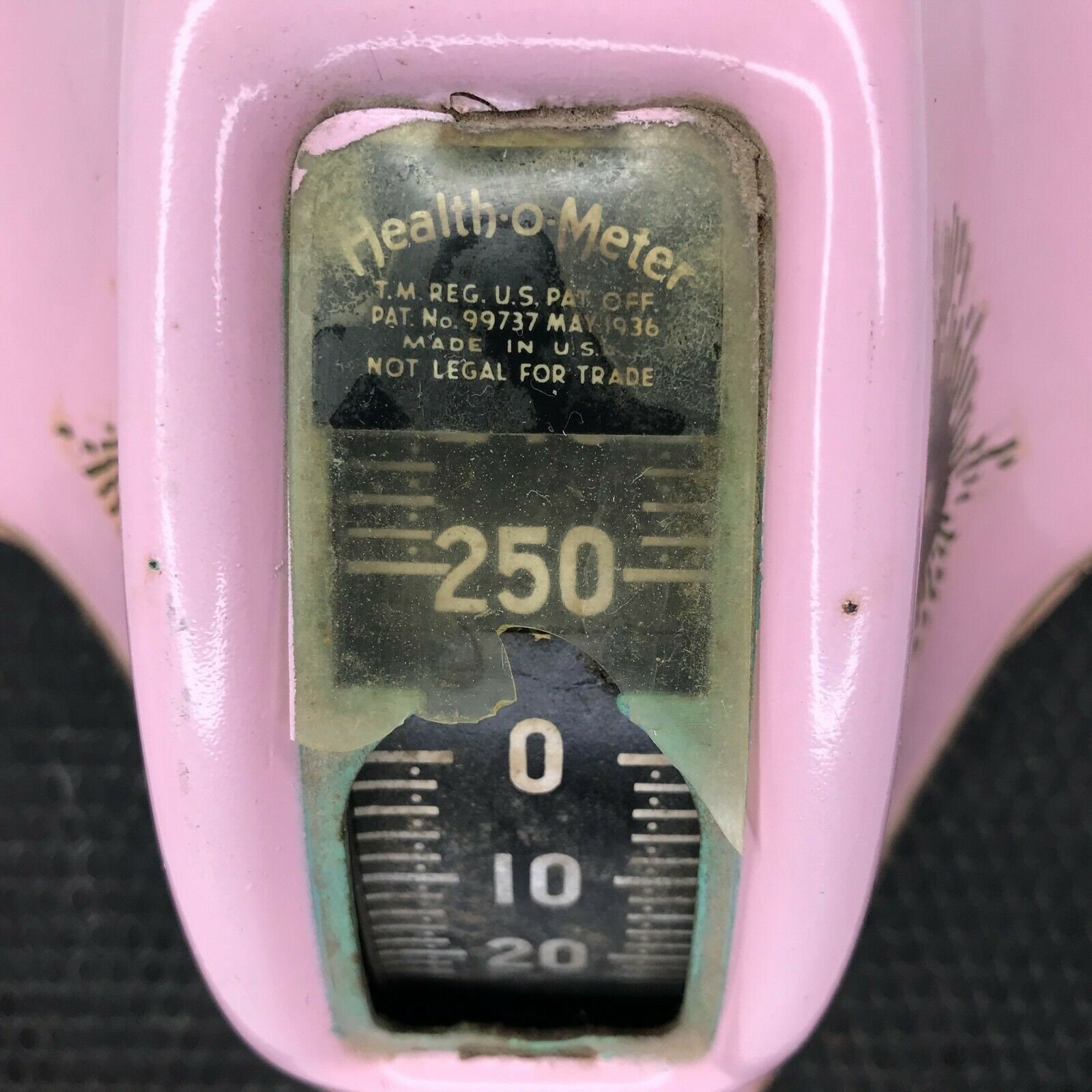 Health O Meter Pink Bathroom Scale Continental Scale Corp Vintage MCM Retro  Prop USA 