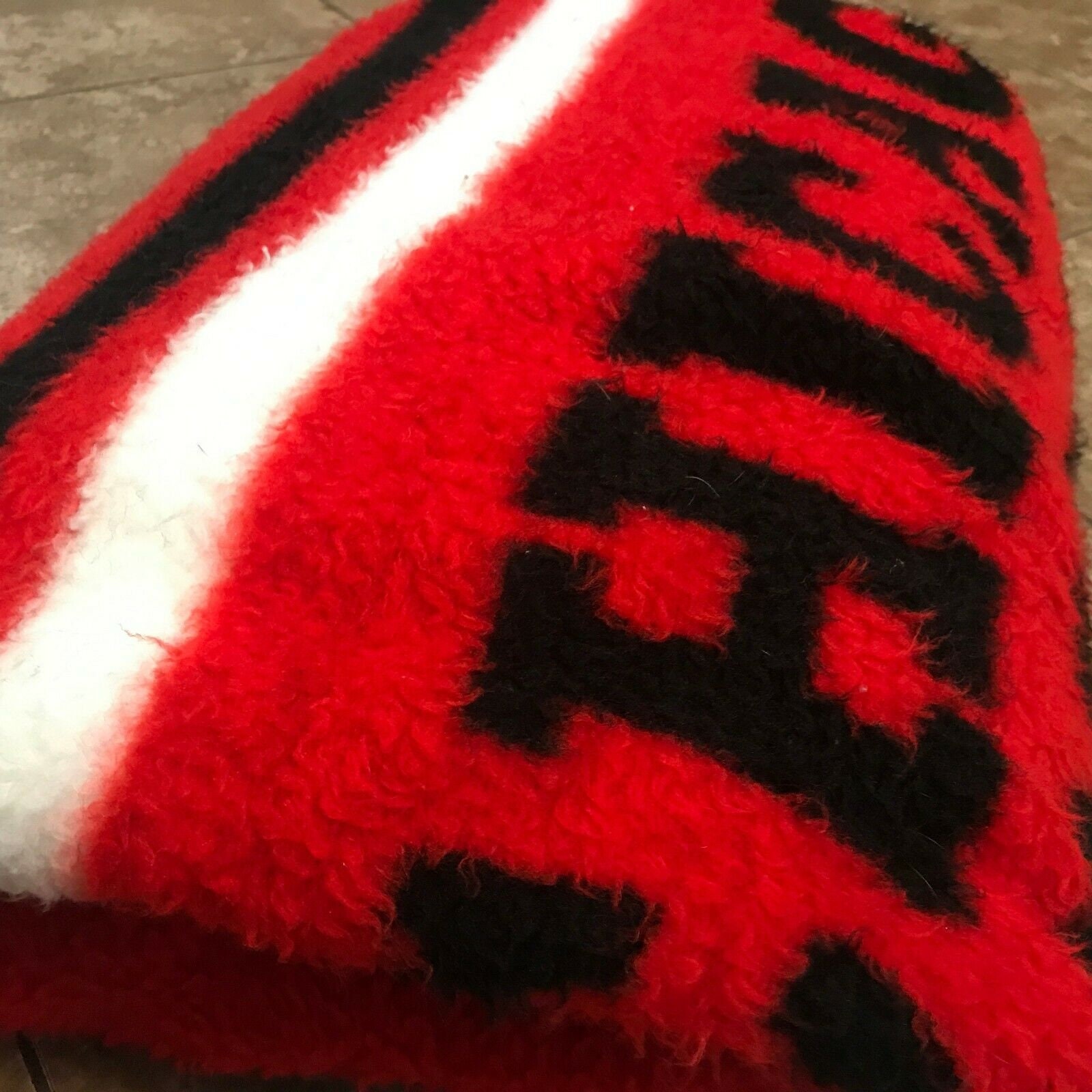 Biederlack Chicago Bulls Blanket Vintage Acrylic Throw NFL Etsy