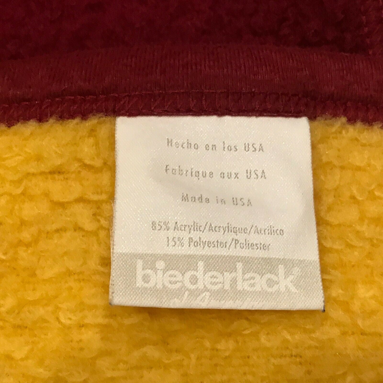 ASU Biederlack Vintage Throw Blanket Sparky Sun Devil Maroon Etsy