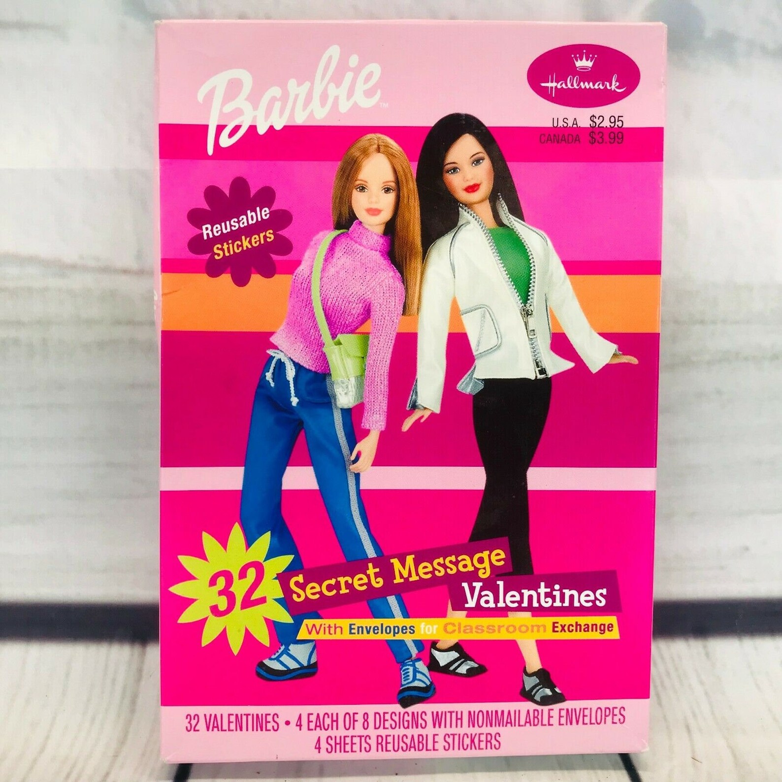 barbie-valentine-cards-vintage-90s-hallmark-32-secret-message-etsy