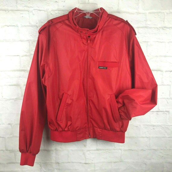 red leather members only jacket