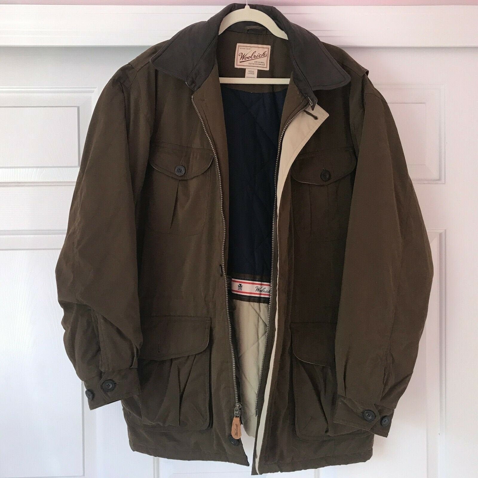 Mens Woolrich Coat - Etsy