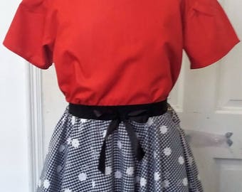 Children's Top and Skirt
