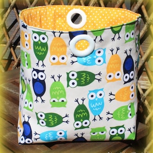 Utensilo, fabric basket, fabric basket child, utensil basket, utensil basket for hanging, fabric basket, bread basket, utensil basket owl