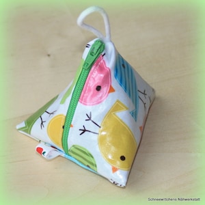Dreiecktasche, Schlüsseltasche, Pyramidentäschchen, Schnullertasche, Pyramidentasche, Schnullerbox, Schnullergarage