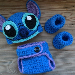 stitch newborn costume