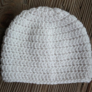 Basic Simple Easy Crochet Baby Toddler Child Hat Pattern image 2