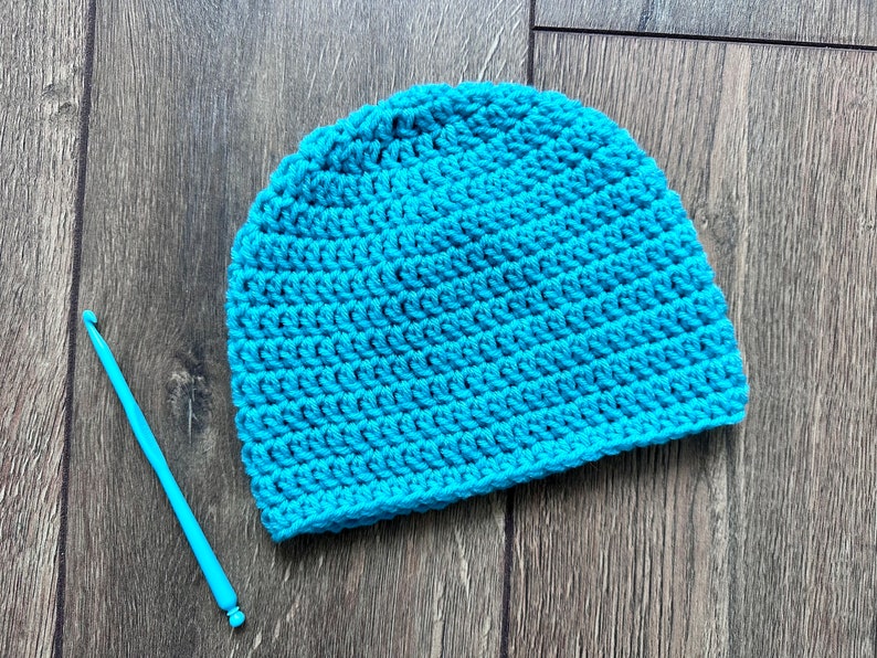 Basic Simple Easy Crochet Baby Toddler Child Hat Pattern image 1
