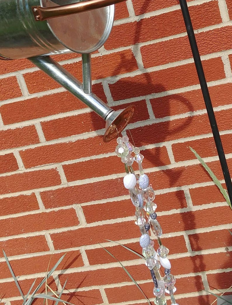 Crystal Pouring Water Watering Can Copper & Galvanized Steel Etsy