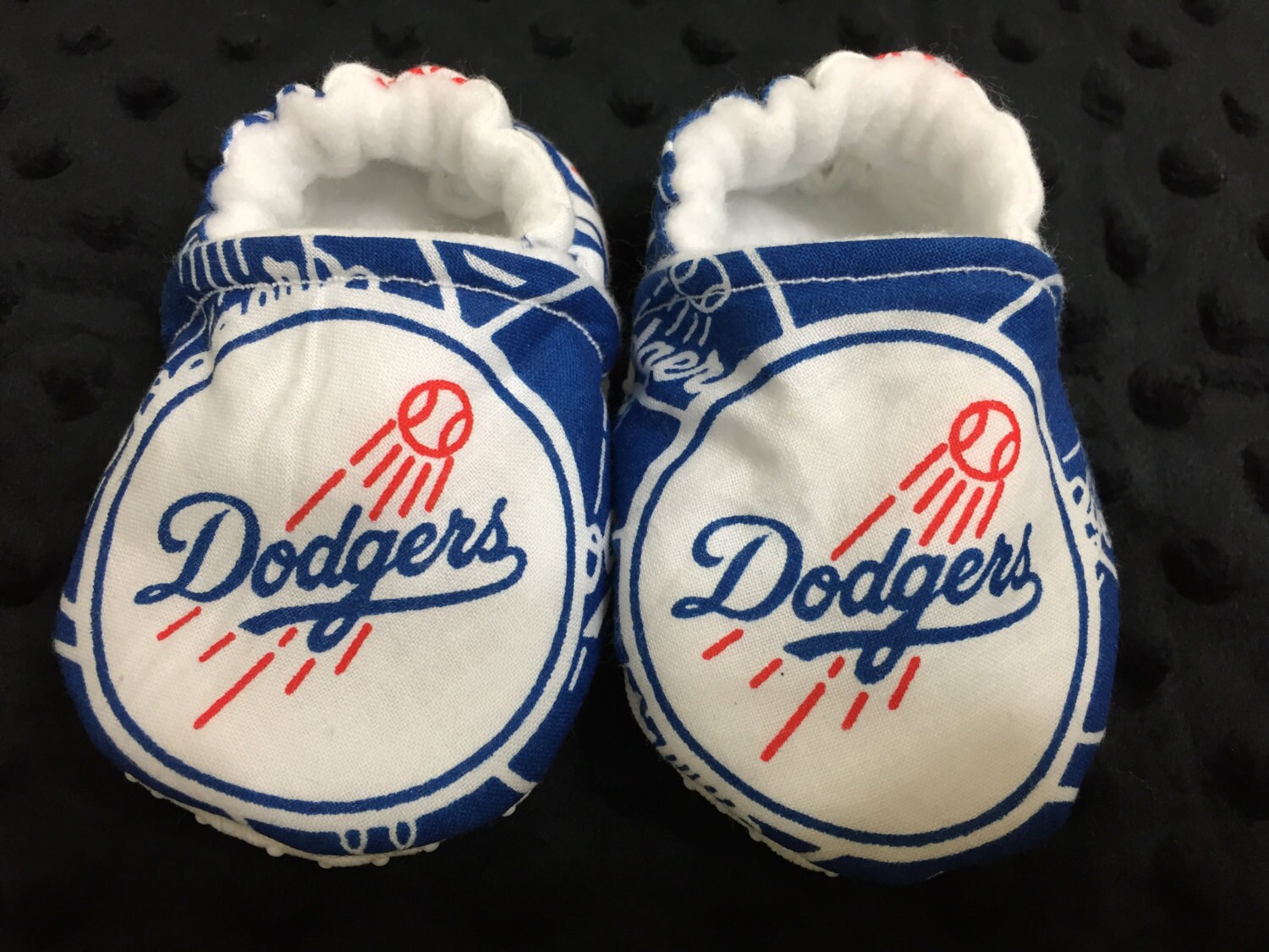 Los Angeles Dodgers Crib Shoes / Dodgers Slippers | Etsy