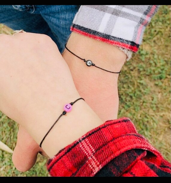 Pulsera de parejas Pulseras de de de - Etsy España
