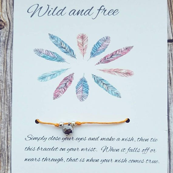 Items similar to Bohochic party favors boho jewelry wish bracelet teen party favors wild