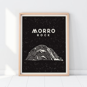 Morro Rock Art Print
